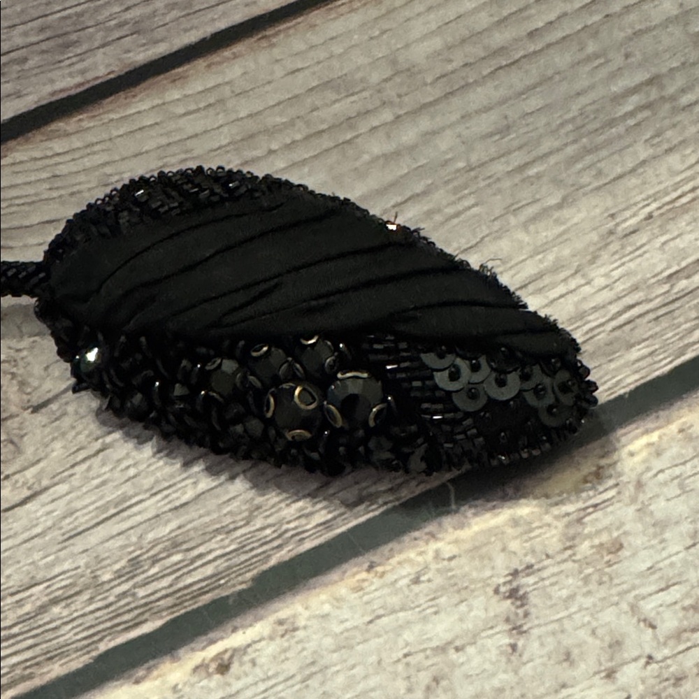 Erdem Black Beaded Brooch - Picture 4 of 13